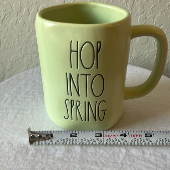 Rae Dunn: Green Ceramic Dining Mug- “Hop Into Spring” - Picture 12 of 15